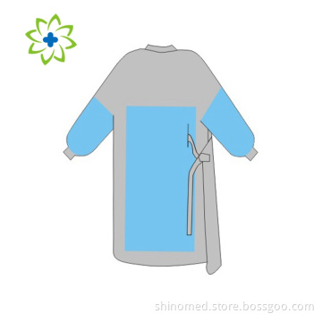 Simple Medical Patient Reinforced Disposable Surgical Gowns